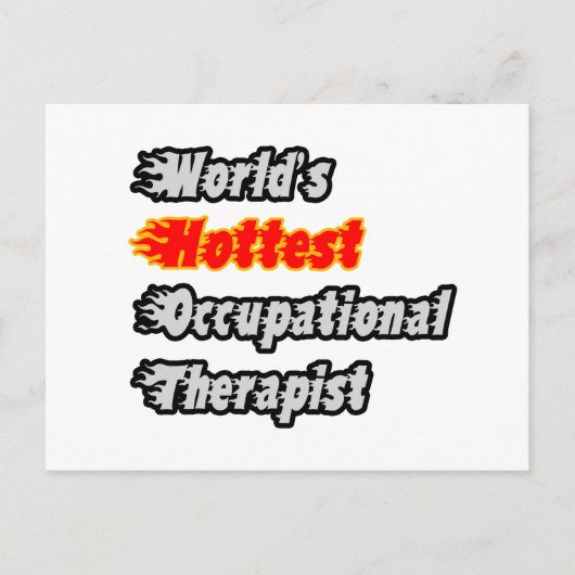 's Werelds Heetste Beroepstherapeut Briefkaart (Voorkant)
