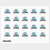 's Werelds heetste Elvis Vierkante Sticker (Vel)