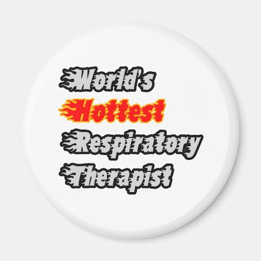 's Werelds heetste respiratoire therapeut Magneet (Voorkant)