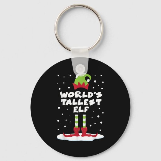 'S Werelds hoogste Elf Matching Group Family Holid Sleutelhanger (Voorkant)