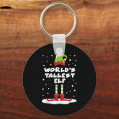 'S Werelds hoogste Elf Matching Group Family Holid Sleutelhanger (Voorkant)