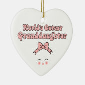 's Werelds kleindochter Keramisch Ornament (Rechts)