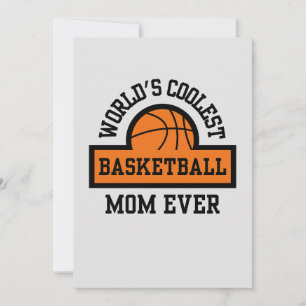 'S WERELDS KOELSTE BASKETBALMOM FEESTDAGENKAART