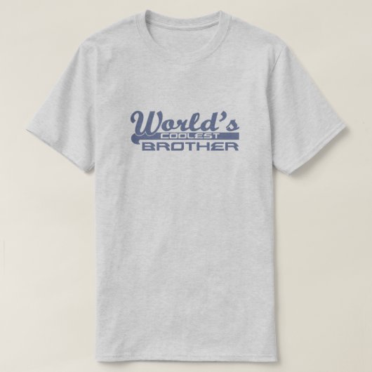's Werelds koelste broer T-shirt (Design voorkant)