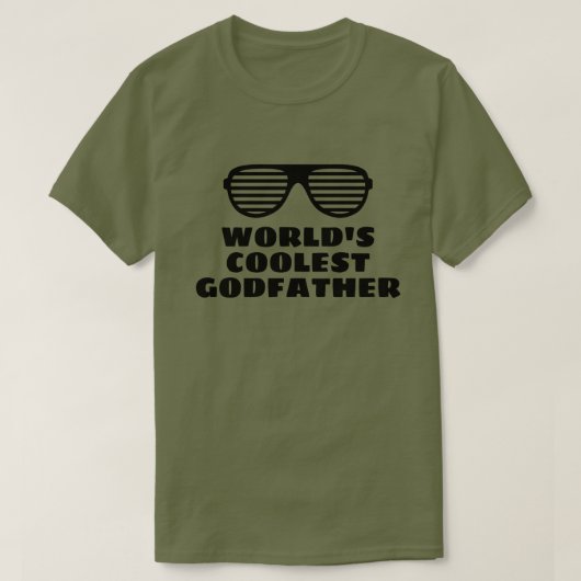 's Werelds koelste GodVader grappige shirt voor he (Design voorkant)