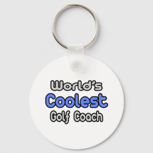 's Werelds koelste Golfcoach Sleutelhanger