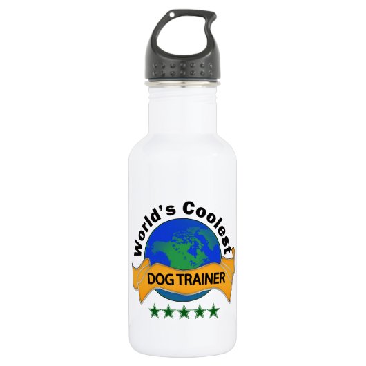 's Werelds koelste hond-trainer Waterfles (Voorkant)