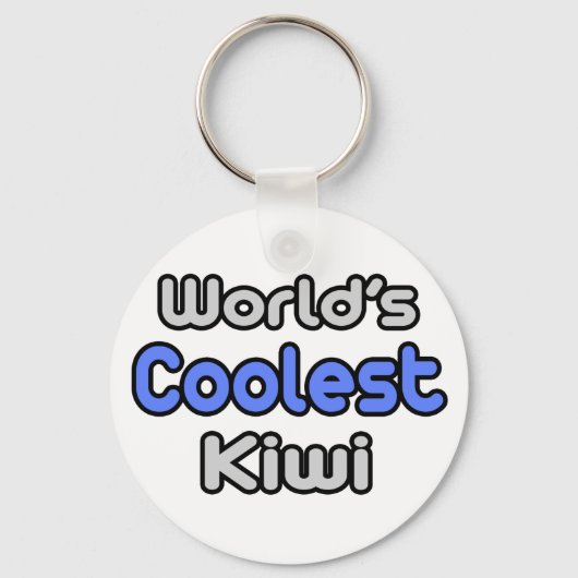 's Werelds koelste Kiwi Sleutelhanger (Voorkant)
