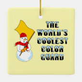 's Werelds koelste kleurengids keramische siersoor Keramisch Ornament (Achterkant)