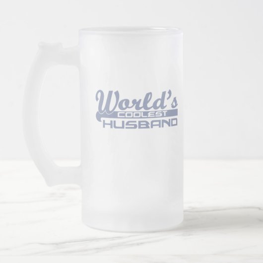 's Werelds koelste man Matglas Bierpul (Links)