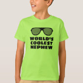 's Werelds koelste Nephew grappig kind niet-shirt  T-shirt (Voorkant)