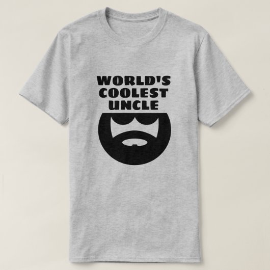 's Werelds koelste oom grappigste shirt (Design voorkant)