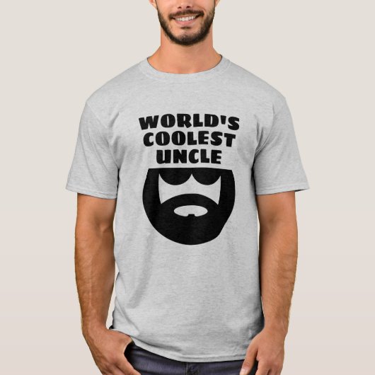 's Werelds koelste oom grappigste shirt (Voorkant)