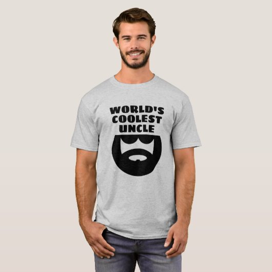 's Werelds koelste oom grappigste shirt (Voorkant volledig)