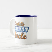 's Werelds koelste oom Tweekleurige Koffiemok (Voorkant links)