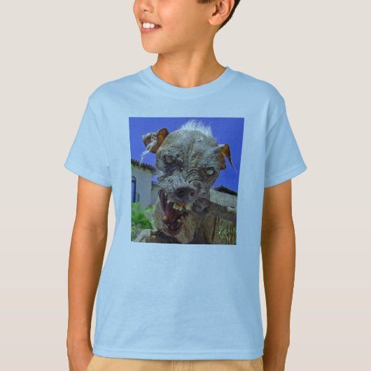 's Werelds lelijkste hond T-shirt (Voorkant)