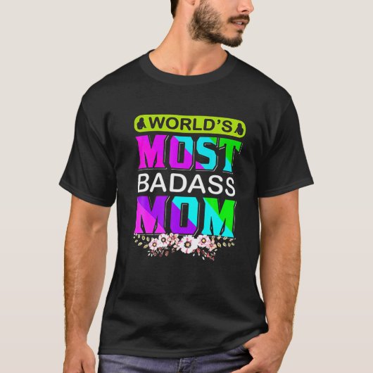 's Werelds meest baasmam Happy Moederdag Mam Bir T-shirt (Voorkant)
