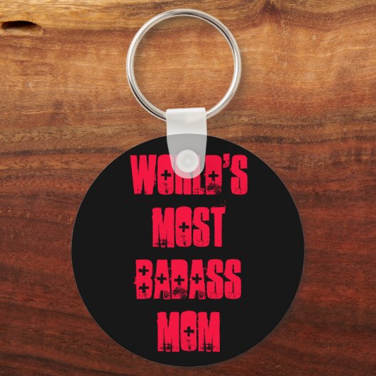 's Werelds meest baasmam Sleutelhanger (Voorkant)