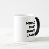 's Werelds meest Badass-advocatenkoffiekoffie-Mok Magische Mok (Voorkant rechts)