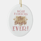 's Werelds meest Fabulous Stepdochter Keramisch Ornament (Rechts)