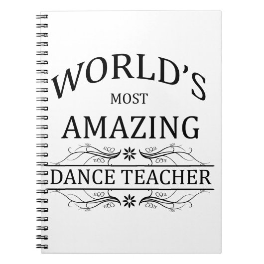 's Werelds meest fantastische dansleraar Notitieboek (Voorkant)