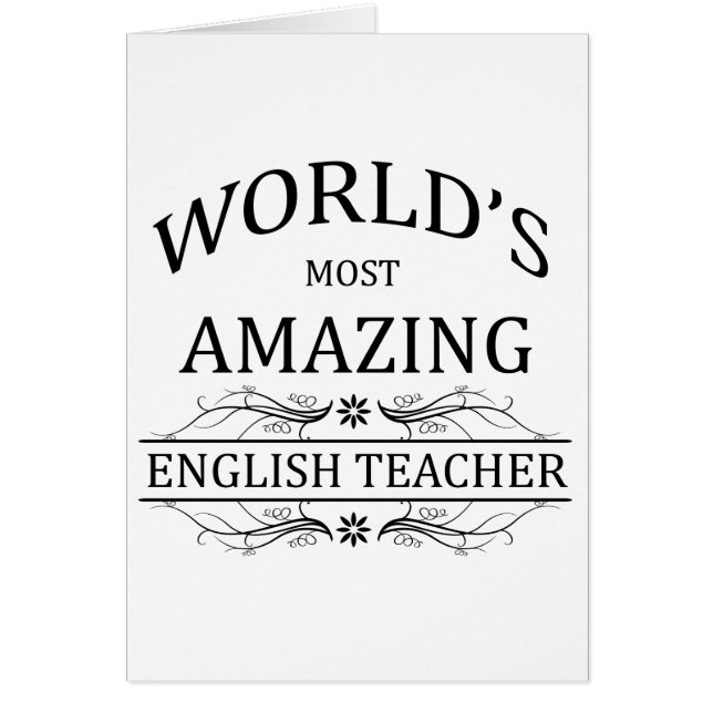 's Werelds meest fantastische Engelse leraar (Voorkant)