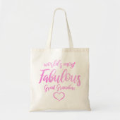 's Werelds meest fantastische grootmoeder Tote Bag (Voorkant)