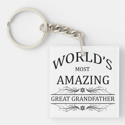 's Werelds meest fantastische grootvader Sleutelhanger (voorkant)