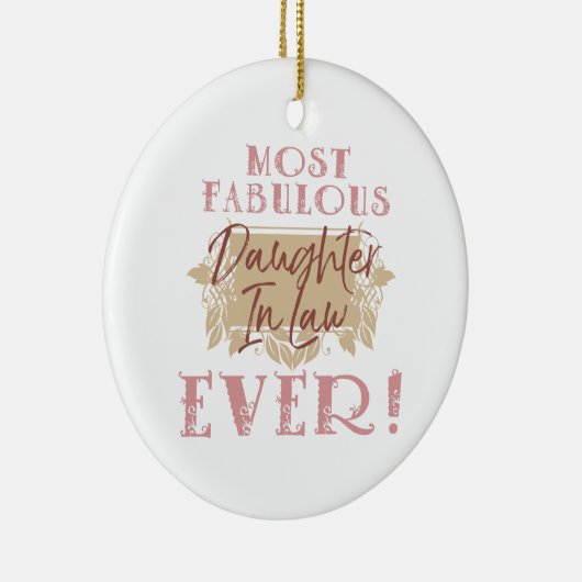 's Werelds meest fantastische schoonmaakster Keramisch Ornament (Rechts)