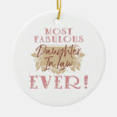 's Werelds meest fantastische schoonmaakster Keramisch Ornament (Voorkant)