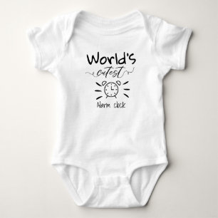 's Werelds meest gekke alarmklok, grappig baby sho Romper