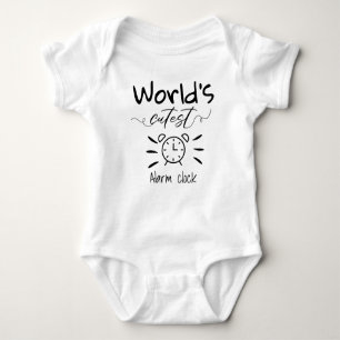 's Werelds meest gekneusde alarmklok, grappig baby Romper