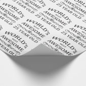 's Werelds meest Geweldige 25-jarige Cadeaupapier (Hoek)