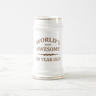 's Werelds meest Geweldige 50-jarige Bierpul