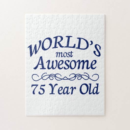 's Werelds meest Geweldige 75-jarige Legpuzzel (Verticaal)