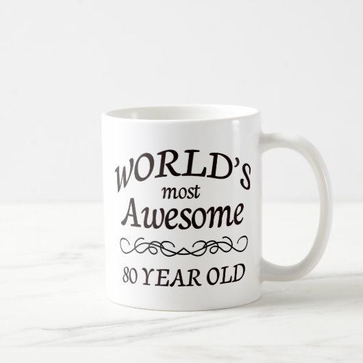 's Werelds meest Geweldige 80-jarige Koffiemok (Rechts)