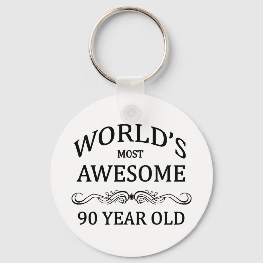 's Werelds meest Geweldige 90-jarige Sleutelhanger (Voorkant)