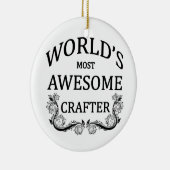 's Werelds meest Geweldige ambachtsman Keramisch Ornament (Rechts)