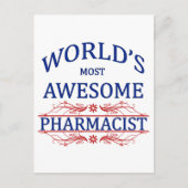 's Werelds meest Geweldige apotheker Briefkaart (Voorkant)