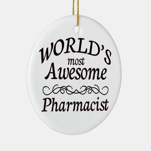 's Werelds meest Geweldige apotheker Keramisch Ornament (Rechts)