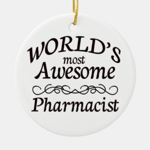 's Werelds meest Geweldige apotheker Keramisch Ornament
