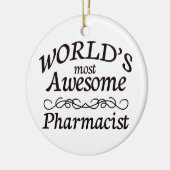 's Werelds meest Geweldige apotheker Keramisch Ornament (Links)