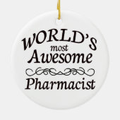 's Werelds meest Geweldige apotheker Keramisch Ornament (Achterkant)