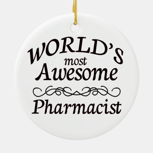 's Werelds meest Geweldige apotheker Keramisch Ornament (Achterkant)