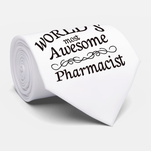 's Werelds meest Geweldige apotheker Stropdas (Opgerold)
