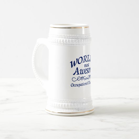 's Werelds meest Geweldige arbeids-therapeut Bierpul (Voorkant links)