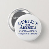 's Werelds meest Geweldige arbeids-therapeut Ronde Button 5,7 Cm (Voorkant /achterkant)