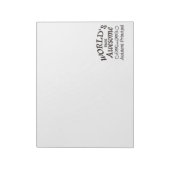 's Werelds meest Geweldige assistent-hoofd Notitieblok (Linkerzijde)