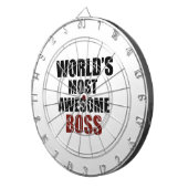 's Werelds meest geweldige baas Dartbord (Voorkant Rechts)
