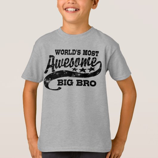 's Werelds meest Geweldige Big Bro T-shirt (Voorkant)